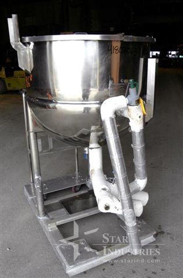 Used 100 gallon Lee Jacketed Kettle, 40 psi