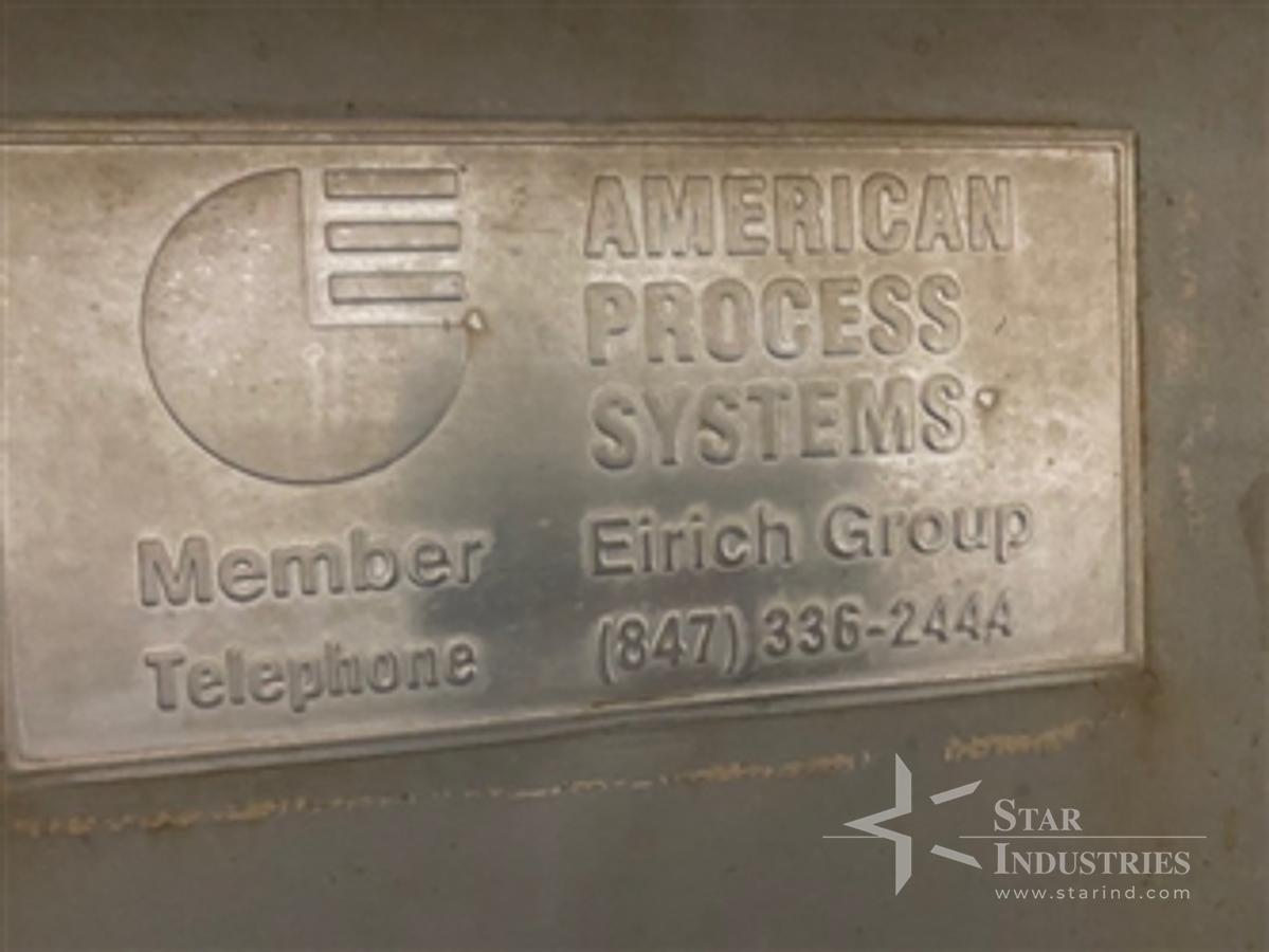 Used American Process Paddle Mixer 10 Cu.Ft.