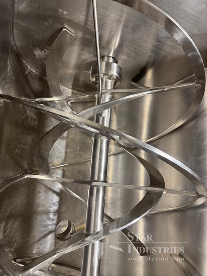 Used Ross 25 c.f. s.s. Ribbon Blender, Model RB42B-25