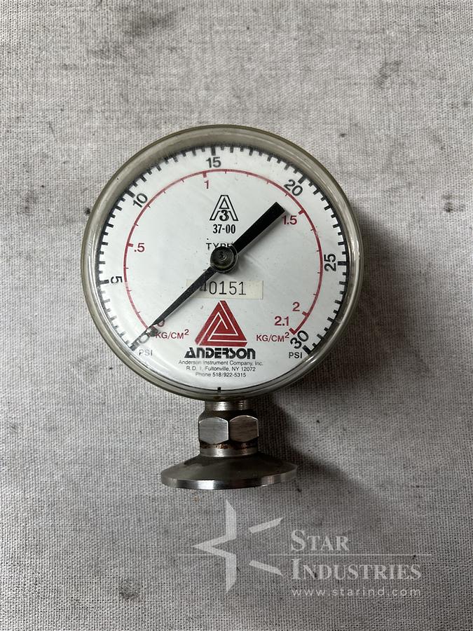 Used Anderson Pressure Gauge