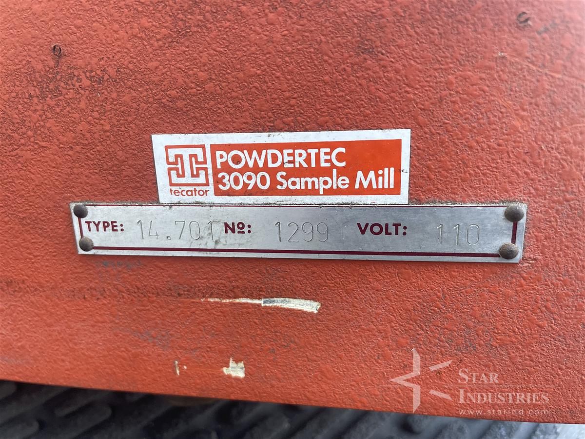 Used Powdertec 3090 Sample Mill