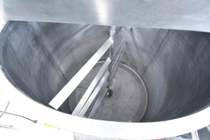 Used 1,500 Gallon Jacketed S.S. Tank