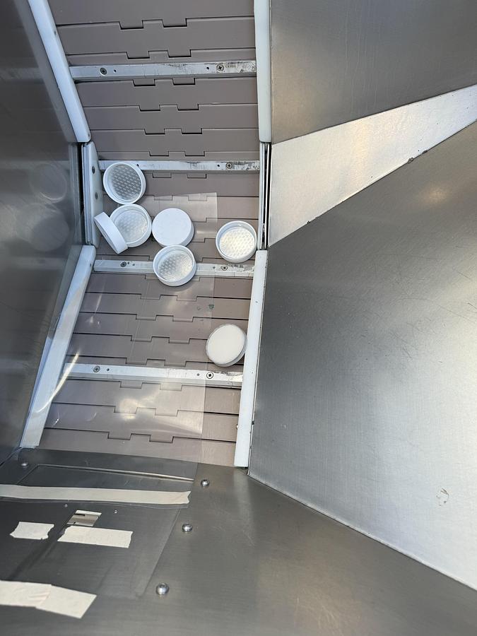 Used CVC 8-spindle Capper w/ Elevator & Conveyor