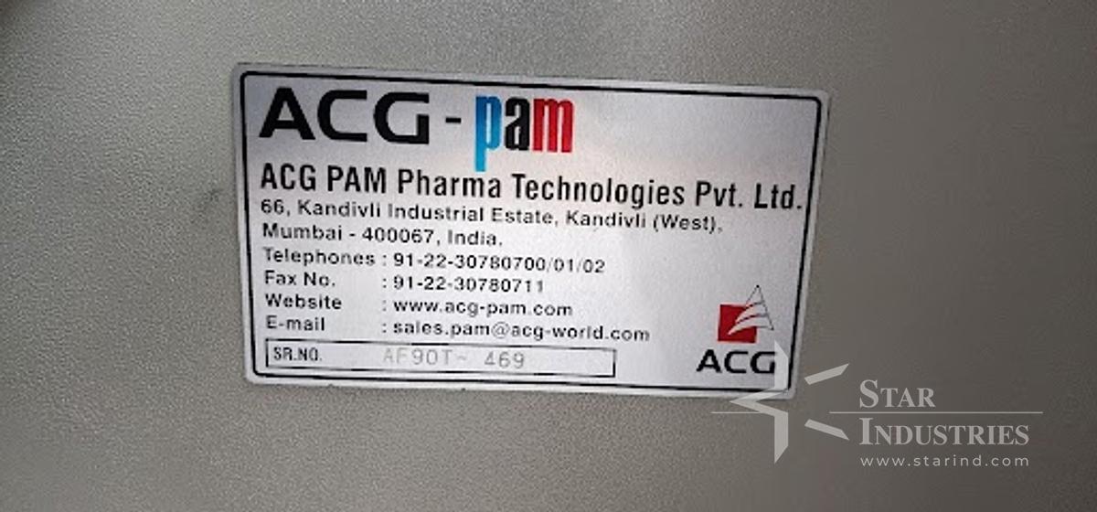 Used ACG PAM Pharma Technologies - AF-90T (Encapsulation Machine)