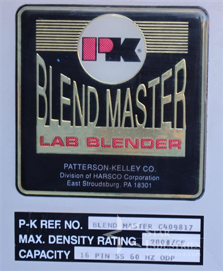 Used One used Patterson-Kelley 16 quart Twin Shell Blender with Pin Bar