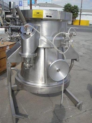 Used Glatt RI620 rotor product bowl with two tangential spay nozzles for GPCG-30