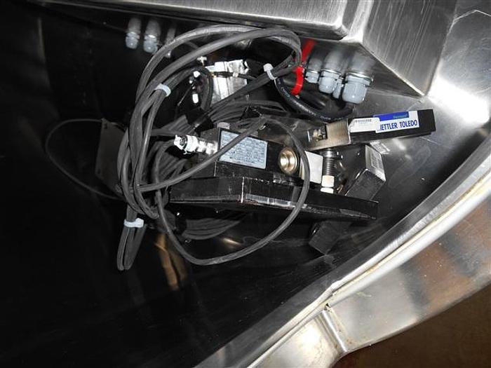 Used 1000 Liter Stainless Technology Jacketed Bag Vessel