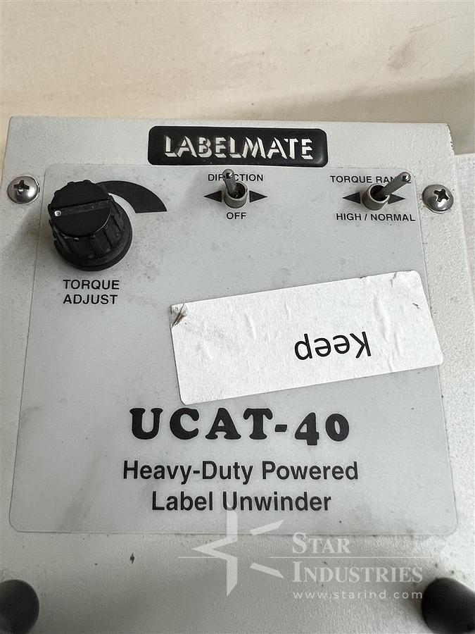 Used Labelmate Heavy-Duty Powered Label Undwinder