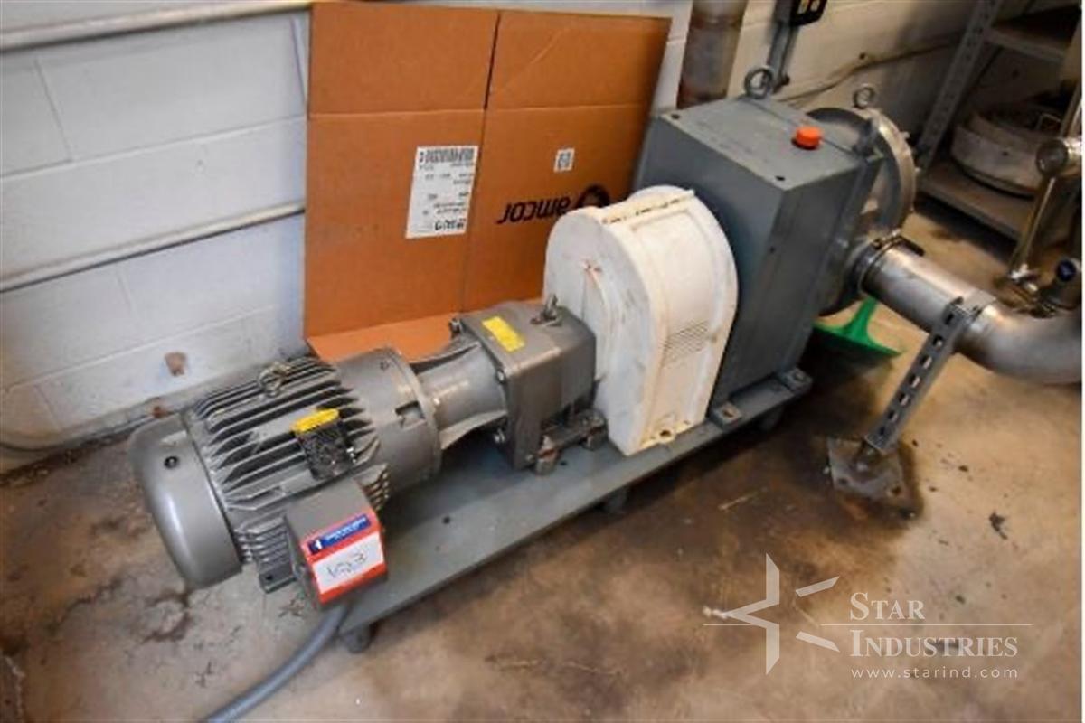 Used Baldor Motor 7.5 HP Fristaam Pump