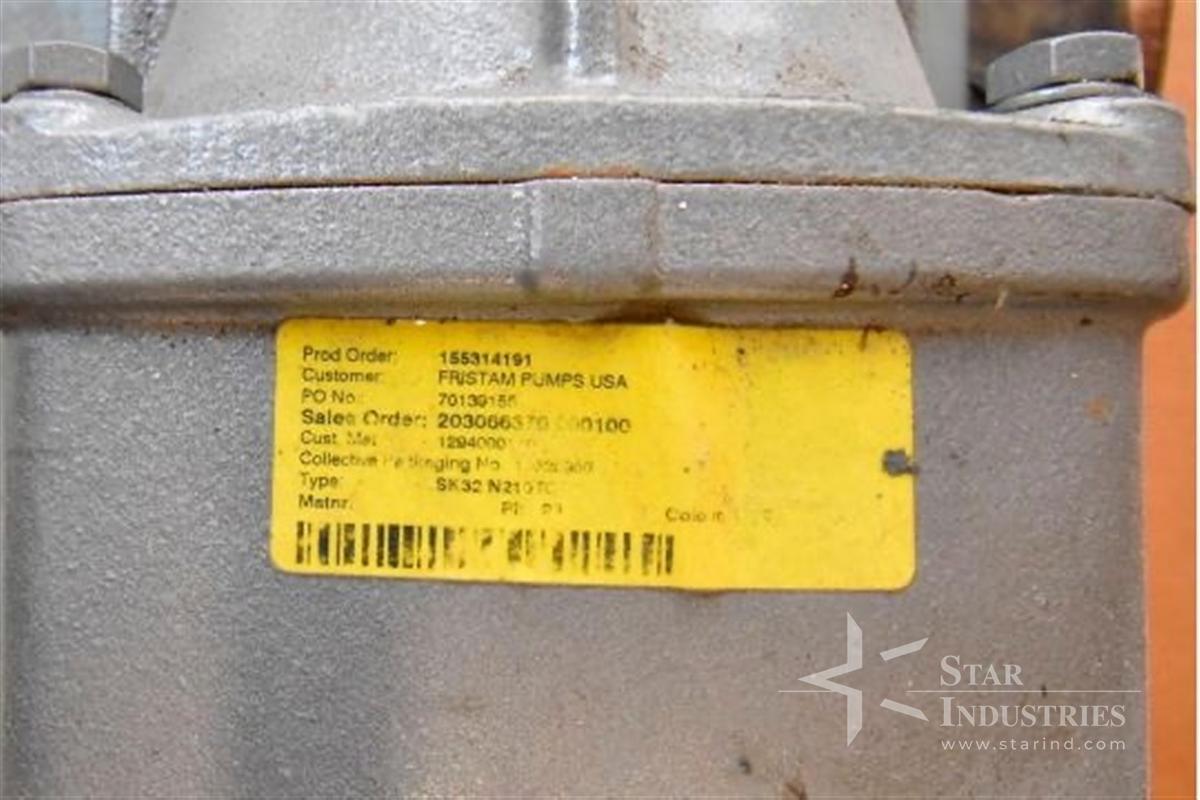 Used Baldor Motor 7.5 HP Fristaam Pump