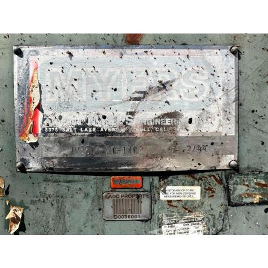Used Myers Mixer HV 5508–2 0–1402