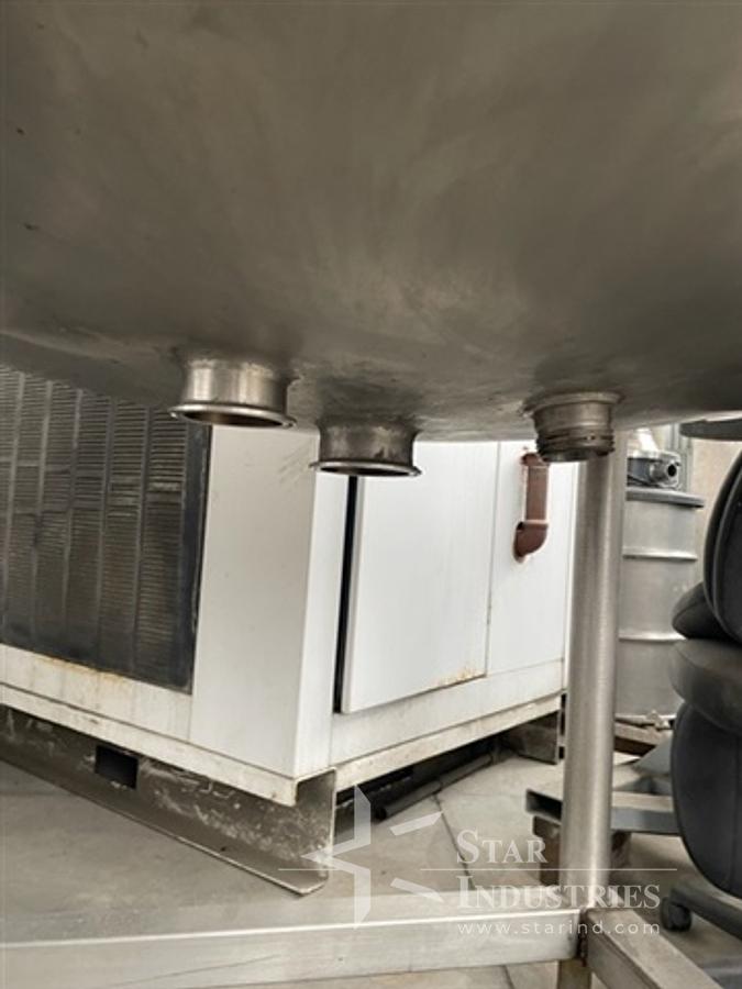 Used 600 gallon Hartel Stainless Steel Insulated Tank