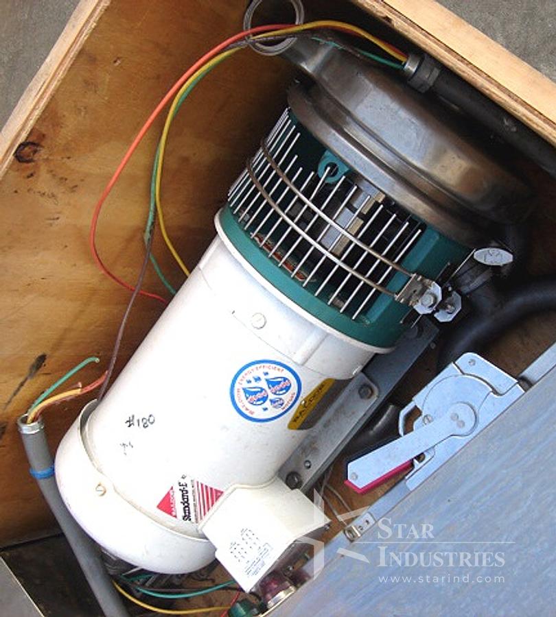 Used Tri Clover 2x3x8 5hp Pump