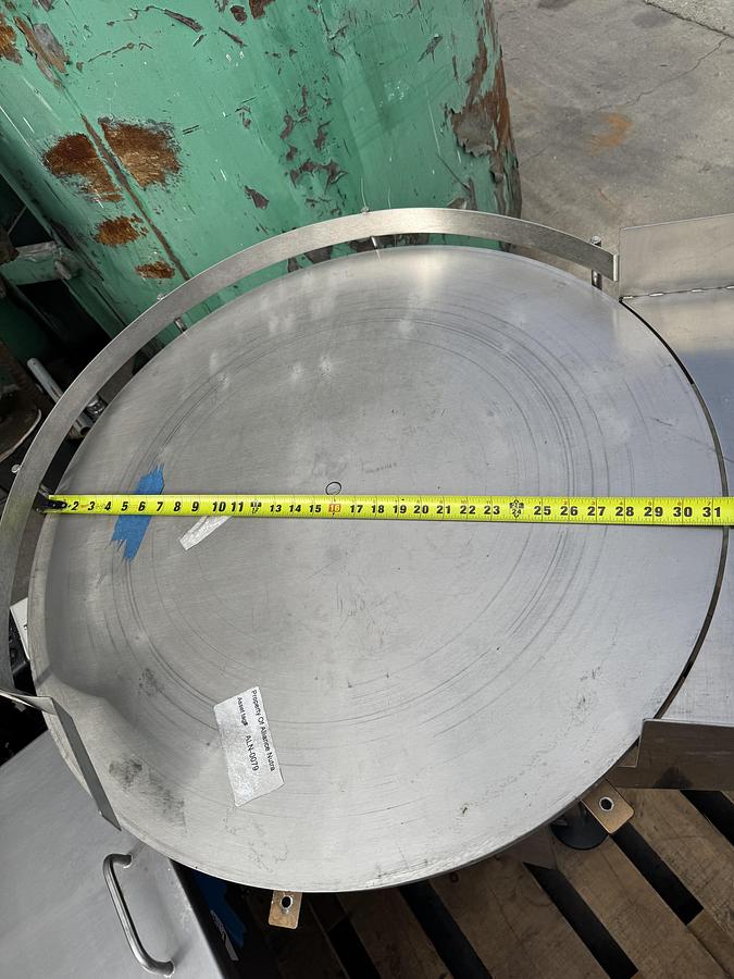 Used Stainless Steel 32" Turn Table