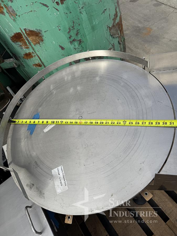 Used Stainless Steel 32" Turn Table