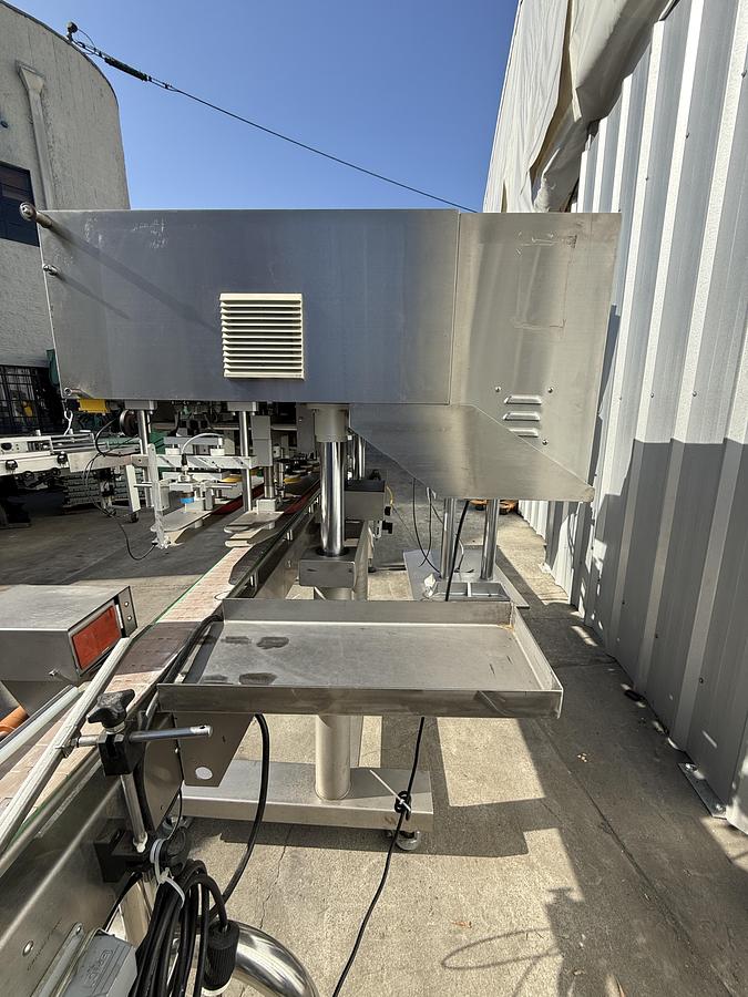 Used Capper with Cap Elevator