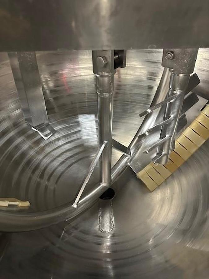 Used Kettle, Groen 80 Gallon Twin Agitated, Jacketed, 316 Stainless Steel