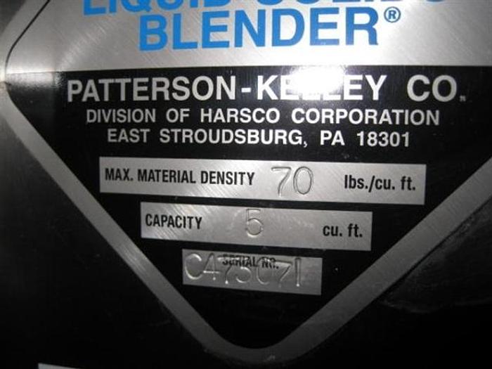 Used 5 cu ft Patterson-Kelly Liquids-Solids V-blender