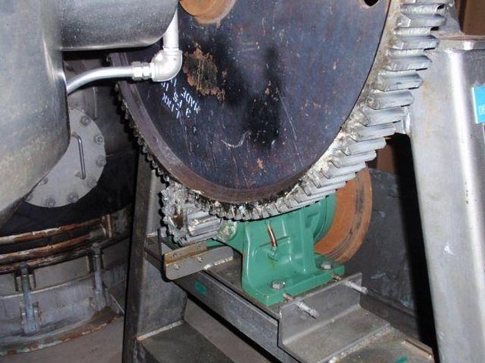Used 20 CU FT GEMCO DOUBLE CONE VACUUM DRYER, HASTELLOY C276