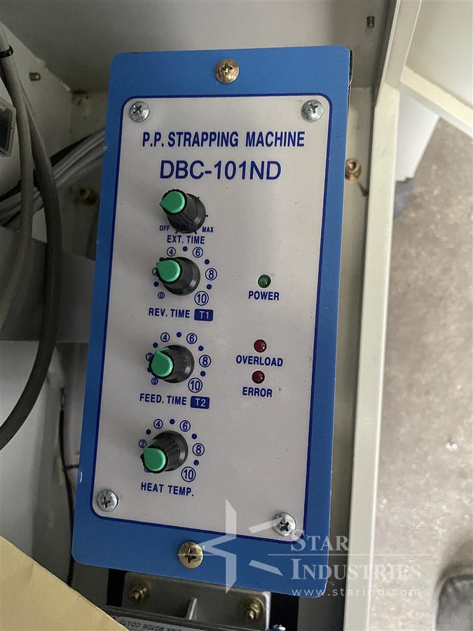Used Transfer Conveyor w/ Box Strapper