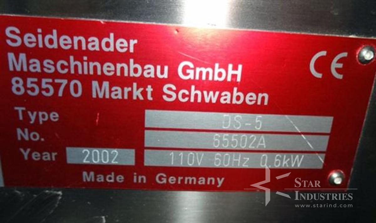 Used Seidenader DS-5 Tablet Sorter