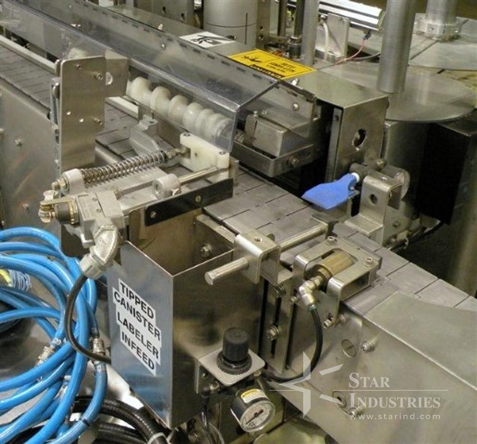 Used New Jersey Wrap-Around Labeler, Model 304R-879