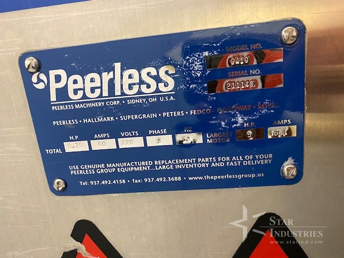 Used Peerless 10 cu. ft. Double Sigma Tilt Bowl Dough Mixer Model DA10