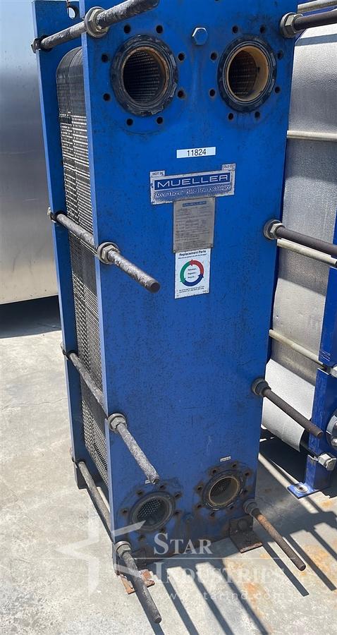 Used Mueller AT40 F-20 Accu-Therm Plate Heat Exchanger