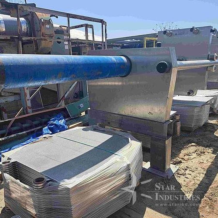 Used Schenk Filterbrau Niro1200/175 approx. 400 sq. meter Filter Press
