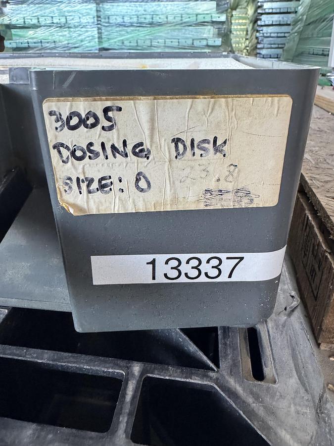 Used Syntegon/Bosch Dosing Discs 3005, Size 0, 23.8mm