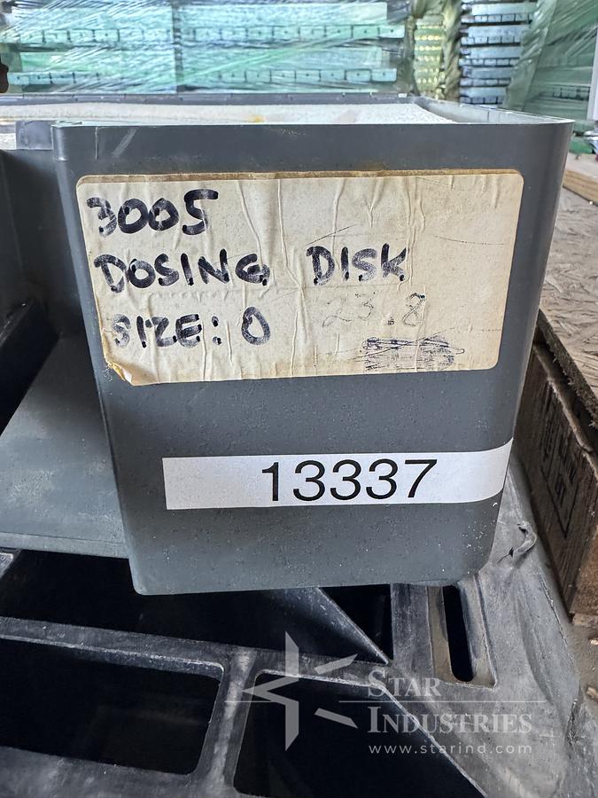 Used Syntegon/Bosch Dosing Discs 3005, Size 0, 23.8mm