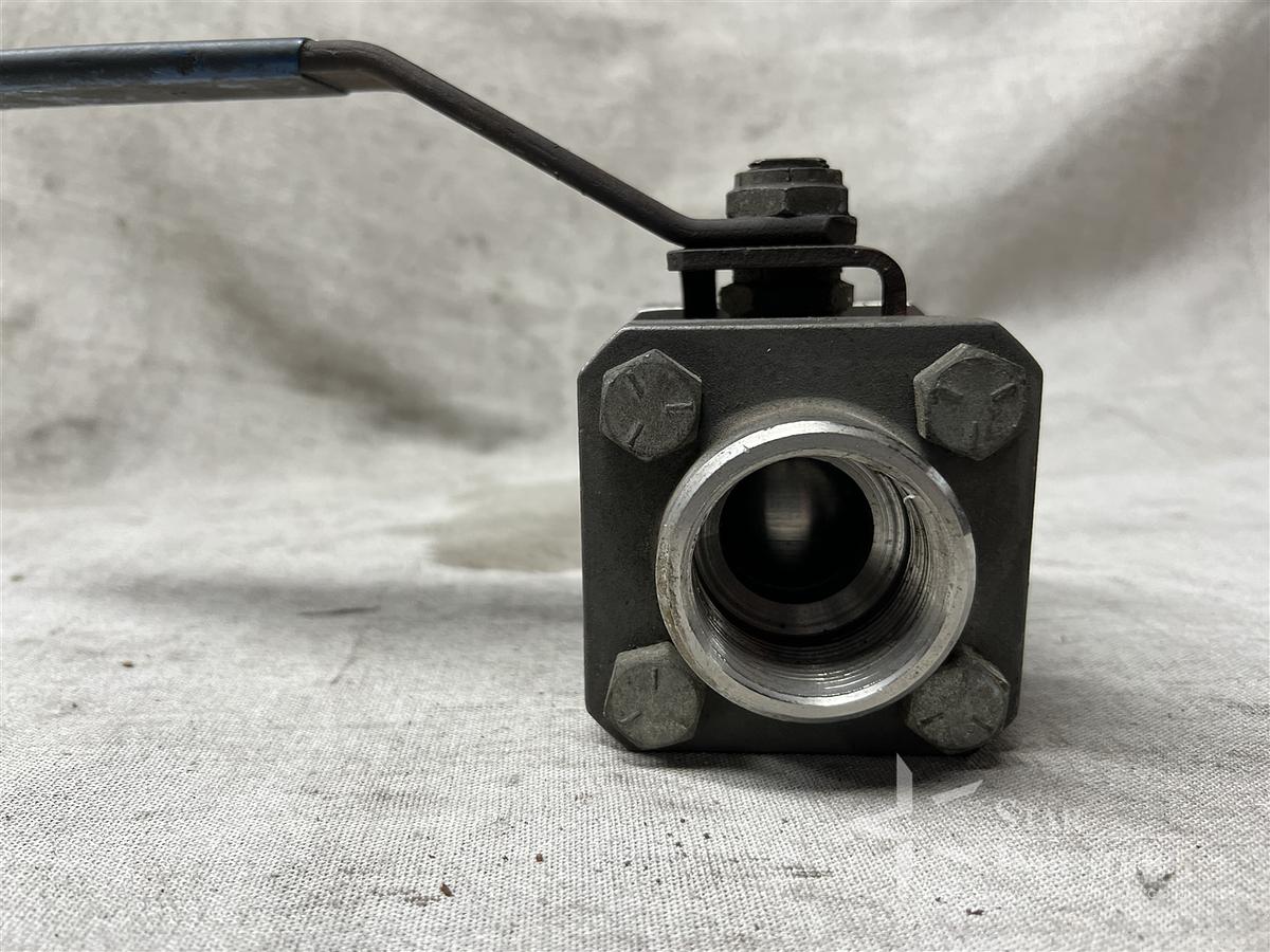 Used DynaQuip Stainless Steel Shut-Off Ball Valve