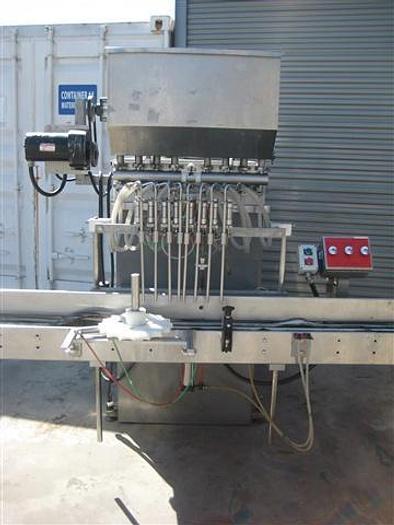 Used Pack West 8 Station Piston Filler