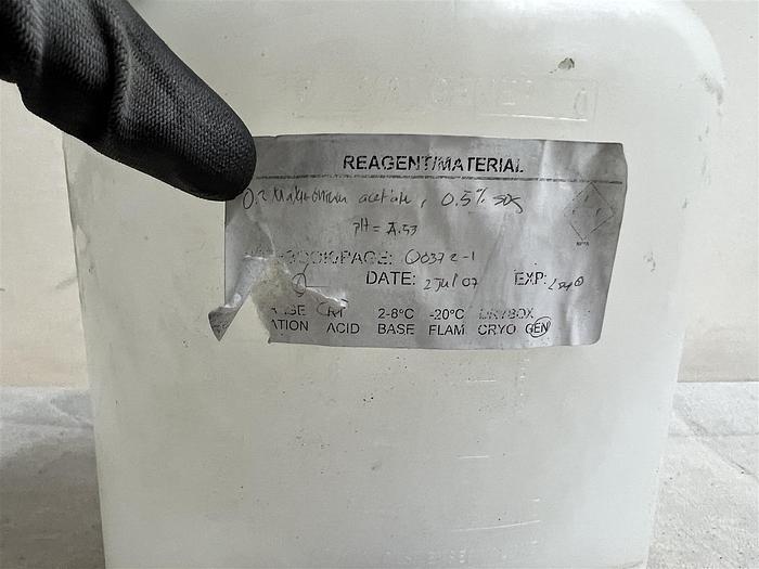 Used Nalgene 10-Liter Chemical Container