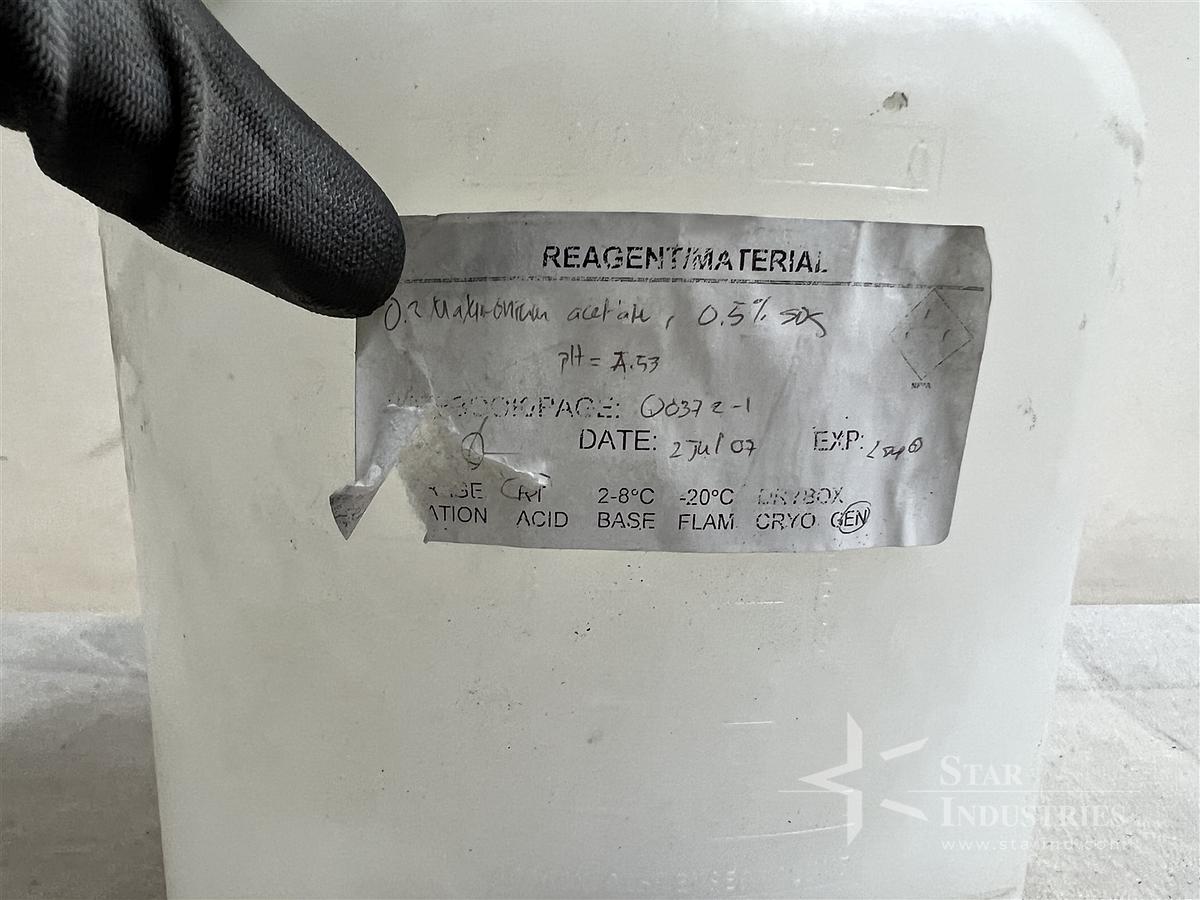 Used Nalgene 10-Liter Chemical Container