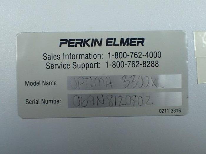 Used Perkin Elmer Optima 3300XL