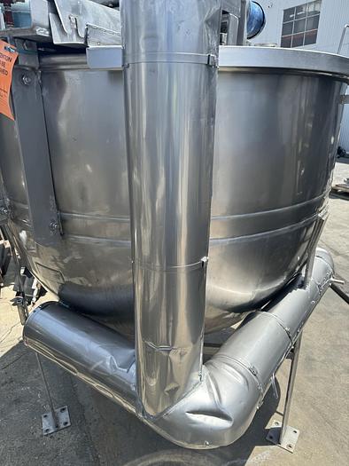 Used 300 Gallon Lee Single-motion Swept Jacketed Kettle