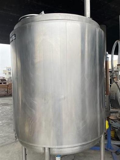 Used 600 gallon Hartel Stainless Steel Insulated Tank