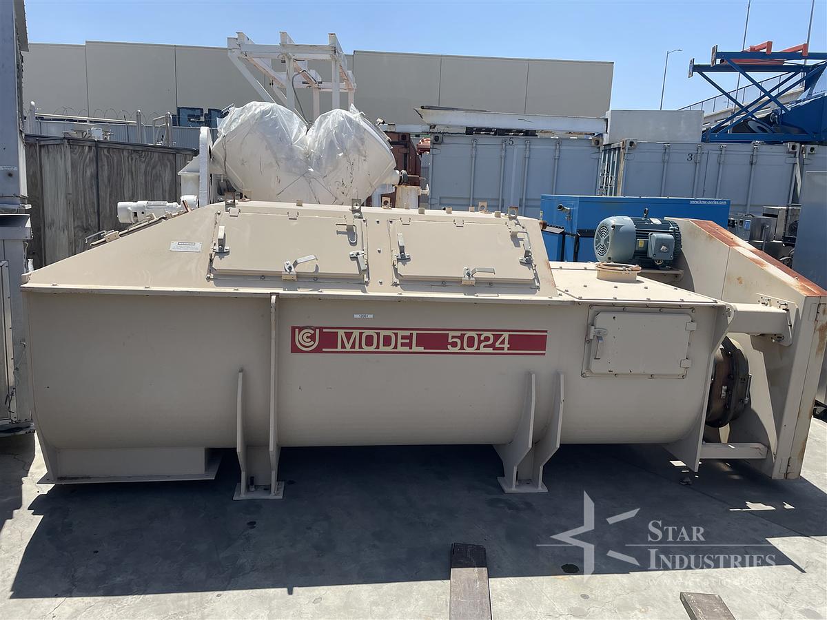 Used UCC Environmental Model 5024 Paddle Mixer/Unloader rated to 400 TPH