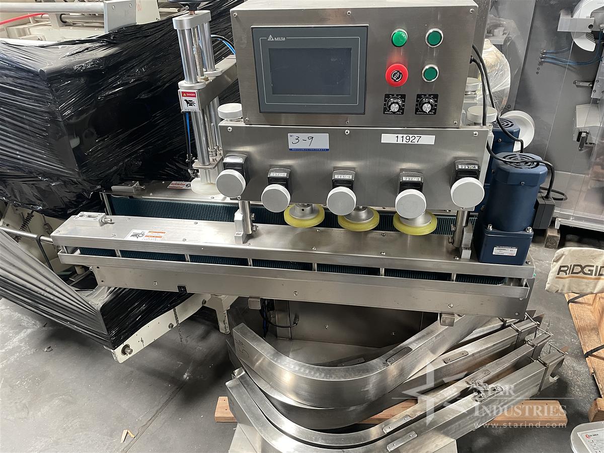 Used Six Spindle Capper w/ Gripping Belt