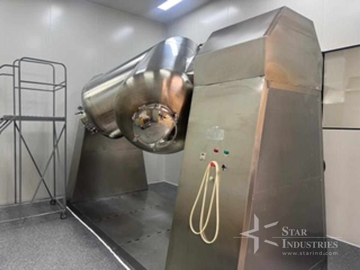 Used Mixer, V-Blender, 3,000 Liter, V-Series Powder Mixer
