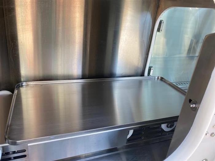 Used 46" STAINLESS STEEL COATING PAN             #3135