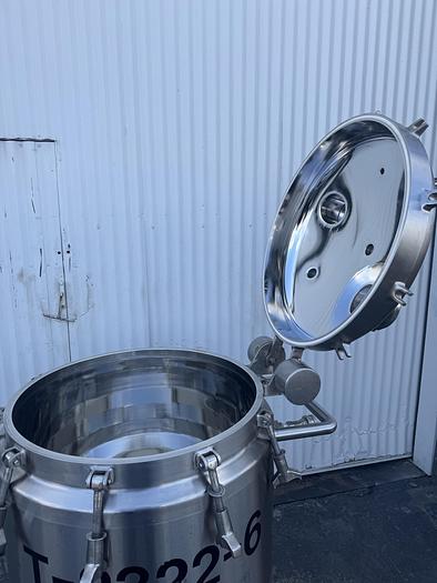 Used Tank, 316L Stainless Steel, Walker, Jacketed