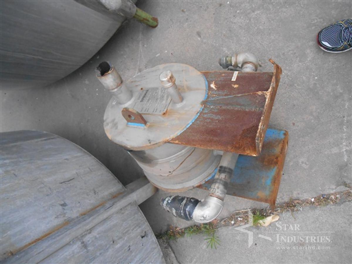 Used 81 SQ FT TRANTER SUPERMAX HEAT EXCHANGER, S/S