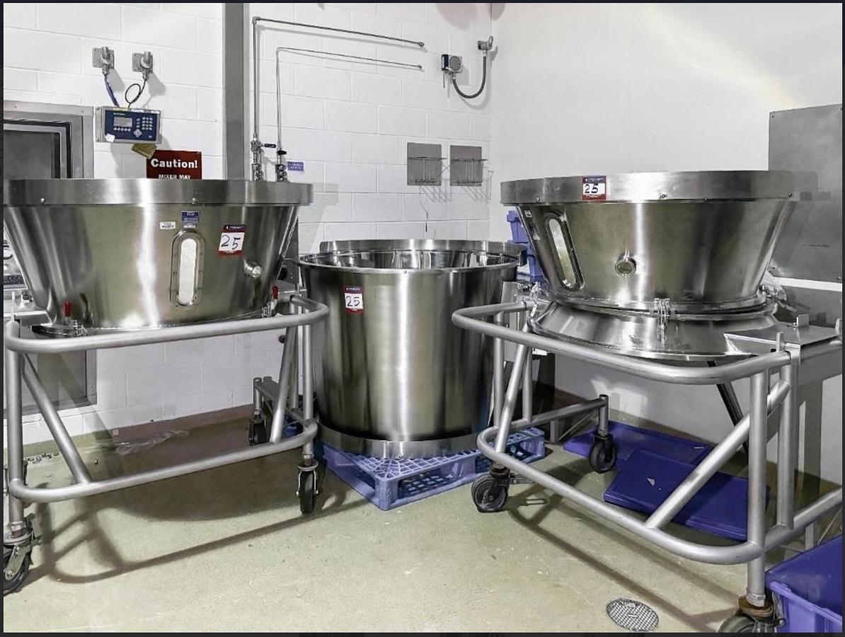 Used Vector Freund Flo Coater System FL-3N-120 Fluid Bed Dryer