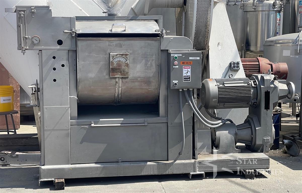 Used Dough Mixer w/ Control Panel, 25 h.p., approx. 10 c.f.