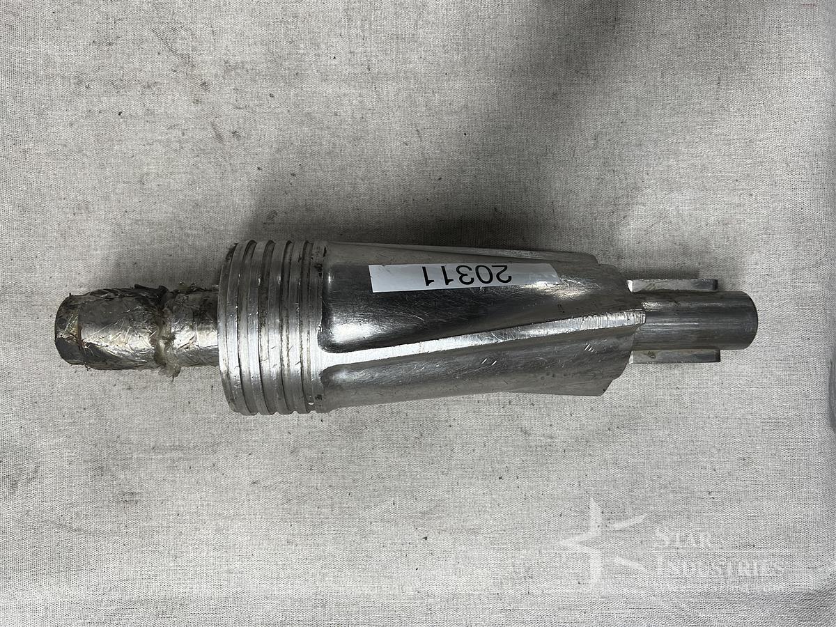 Used Stainless Steel Mixing Shaft for a Powder Grinder