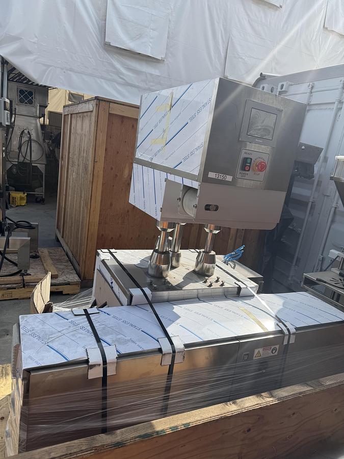 Used Sky Soft Gel Press Capper w/feeder Bowl