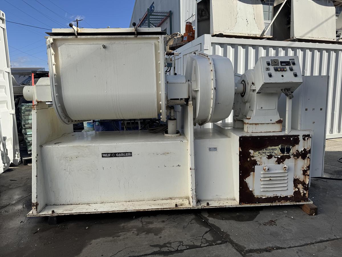 Used 150 gallon Gabler jacketed Gum Mixer w/ 50 h.p. motor