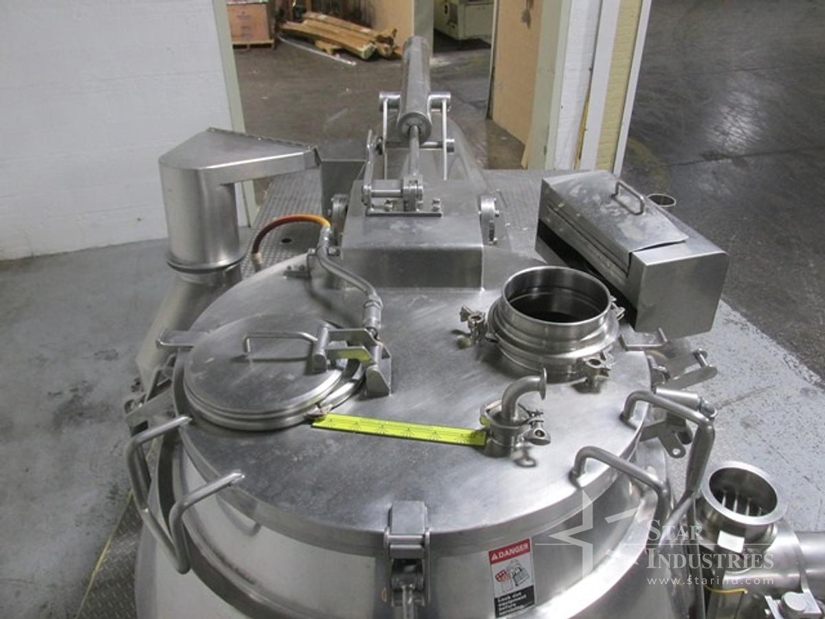 Used Glatt Powrex 600 liter High-shear Mixer